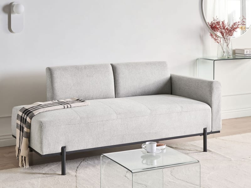 Schäslong Savasse - Ljusgrå - Möbler - Soffa - Dagbädd
