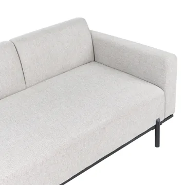 Schäslong Savasse - Ljusgrå - Möbler - Soffa - Dagbädd