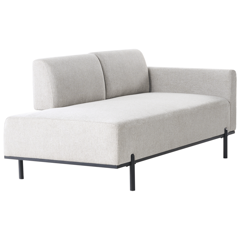 Schäslong Savasse - Ljusgrå - Möbler - Soffa - Dagbädd