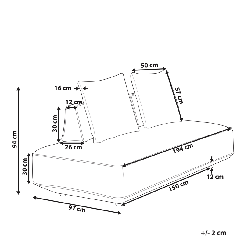 Schäslong Seillans - Grå - Möbler - Soffa - Dagbädd