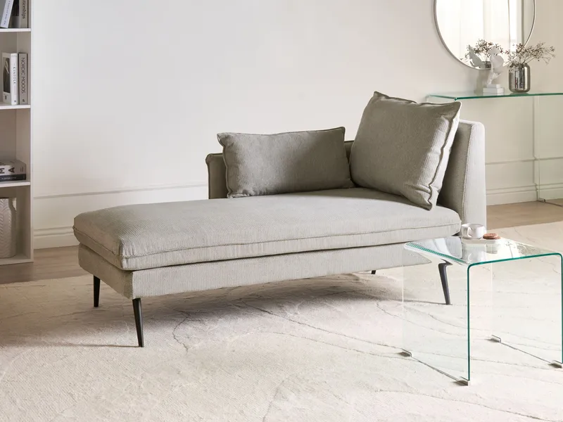 Schäslong Yerres - Grå - Möbler - Soffa - Dagbädd