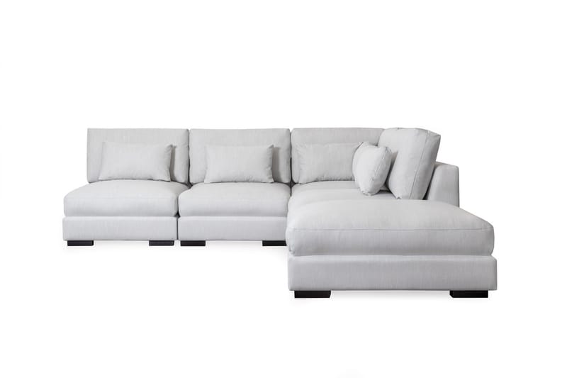 Schäslongsoffa Columbus Vänster - Beige - 4 sits soffa med divan - Divansoffa & schäslongsoffa