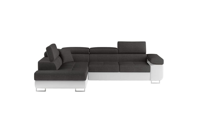 Sektionssoffa Eltap Anton 272x203x85 cm - Sawana 05, Soft 17, Grå, Vit, Vänster - Möbler - Soffa - Skinnsoffa