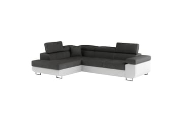 Sektionssoffa Eltap Anton 272x203x85 cm - Sawana 05, Soft 17, Grå, Vit, Vänster - Möbler - Soffa - Skinnsoffa