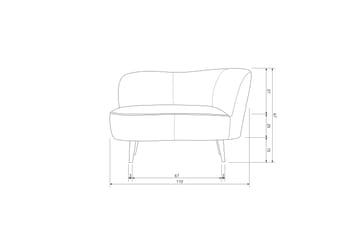 Serra Loungefåtölj - Khaki - Möbler - Soffa - 2 sits soffa