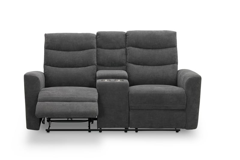 Shano Reclinersoffa 2-sits Elektrisk - Grå - Möbler - Soffa - Biosoffa & reclinersoffa