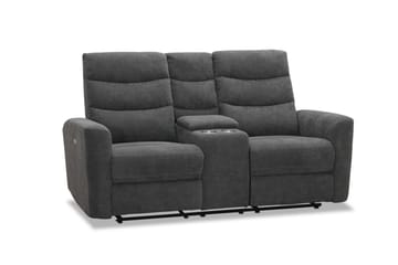 Shano Reclinersoffa 2-sits Elektrisk - Grå - Möbler - Soffa - Biosoffa & reclinersoffa