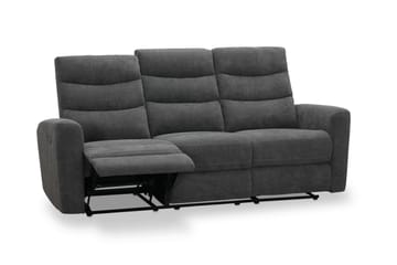 Shano Reclinersoffa 3-sits Manuell - Grå - Möbler - Soffa - Biosoffa & reclinersoffa