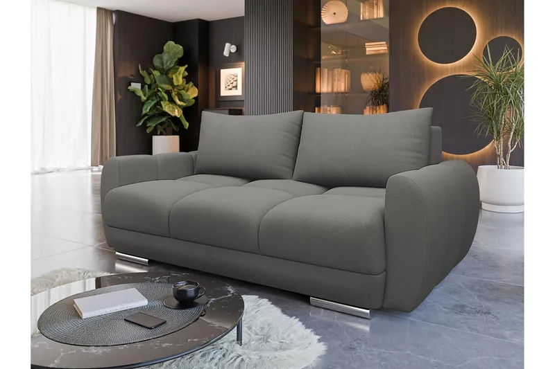 Simerly Soffa 3-sits - Mörkgrå - Möbler - Soffa - 3 sits soffa