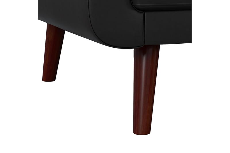 2-sits Bäddsoffa Nola Konstläder/Svart - Dorel Home - Möbler - Soffa - Skinnsoffa