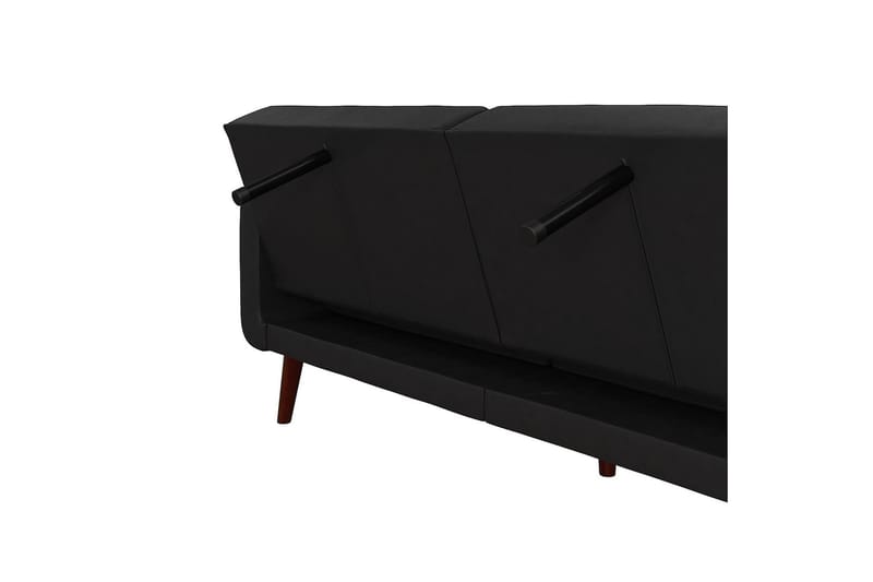 2-sits Bäddsoffa Nola Konstläder/Svart - Dorel Home - Möbler - Soffa - Skinnsoffa