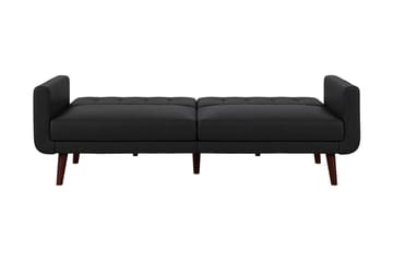 2-sits Bäddsoffa Nola Konstläder/Svart - Dorel Home - Möbler - Soffa - Skinnsoffa