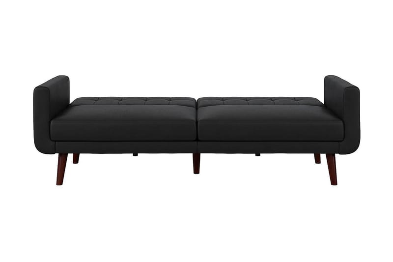 2-sits Bäddsoffa Nola Konstläder/Svart - Dorel Home - Möbler - Soffa - Skinnsoffa