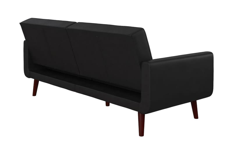 2-sits Bäddsoffa Nola Konstläder/Svart - Dorel Home - Möbler - Soffa - Skinnsoffa