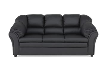 3-sits Soffa Salvador - Svart - Möbler - Soffa - Skinnsoffa