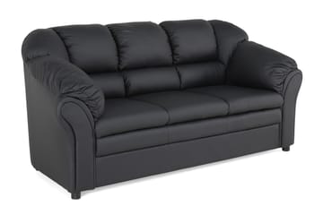 3-sits Soffa Salvador - Svart - Möbler - Soffa - Skinnsoffa