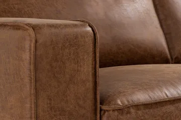 Akron 2,5-sits Soffa Bondedläder - Brun - Möbler - Soffa - Skinnsoffa