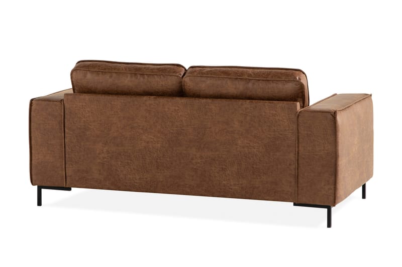 Akron 2-sits Soffa Bondedläder - Brun - Möbler - Soffa - Skinnsoffa