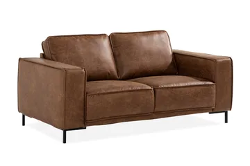Akron 2-sits Soffa Bondedläder - Brun - Möbler - Soffa - Skinnsoffa