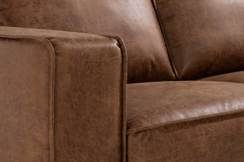 Akron 2-sits Soffa Bondedläder - Brun - Möbler - Soffa - Skinnsoffa