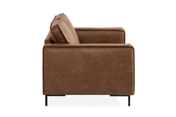 Akron 2-sits Soffa Bondedläder - Brun - Möbler - Soffa - Skinnsoffa