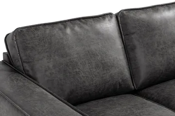 Akron 2-sits Soffa Bondedläder - Mörkgrå - Möbler - Soffa - Skinnsoffa