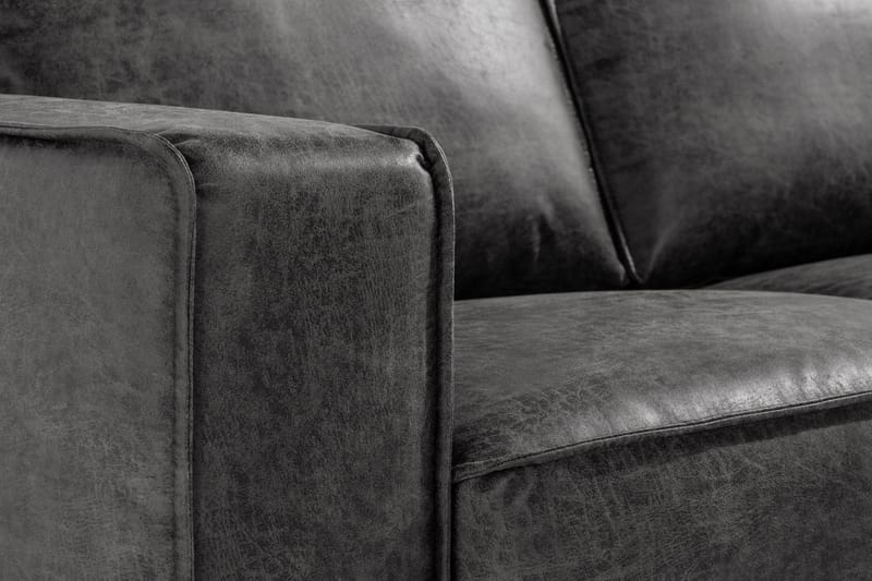 Akron 2-sits Soffa Bondedläder - Mörkgrå - Möbler - Soffa - Skinnsoffa