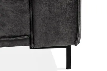 Akron 3-sits Soffa Bondedläder - Mörkgrå - Möbler - Soffa - Skinnsoffa