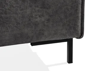 Akron Hörnsoffa Bondedläder - Mörkgrå - Möbler - Soffa - Skinnsoffa