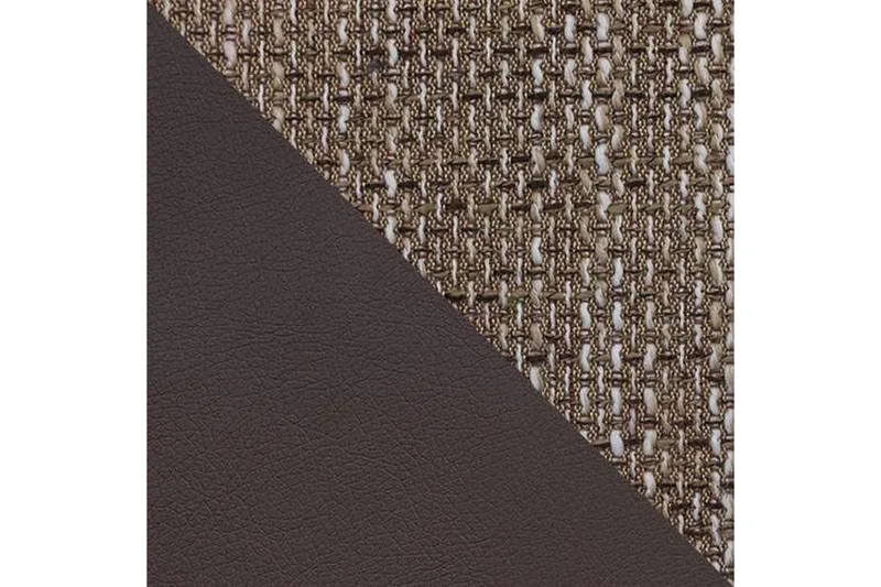 Camior Divanbäddsoffa 4-sits Höger Konstläder - Brun/Beige - Möbler - Soffa - Skinnsoffa