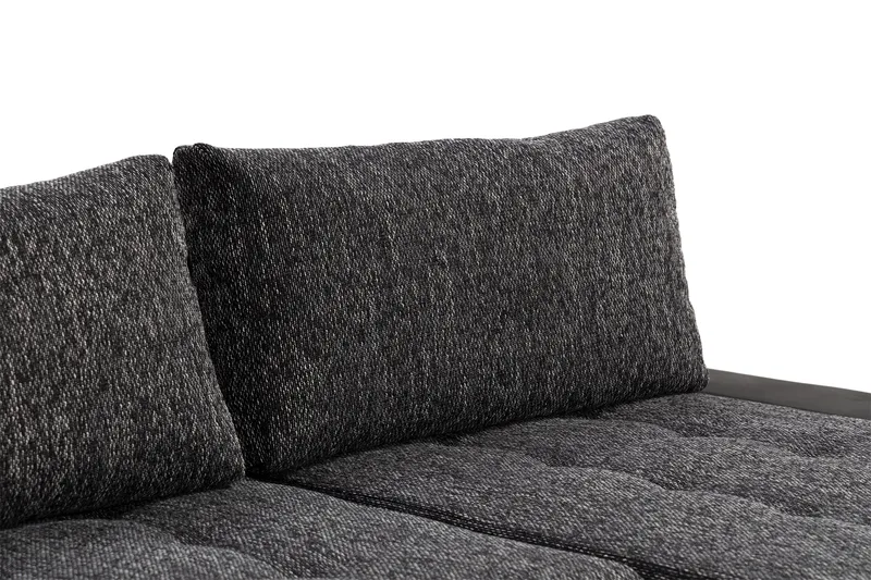 Cillo 2-sits Bäddsoffa - Svart/Grå - Möbler - Soffa - Skinnsoffa