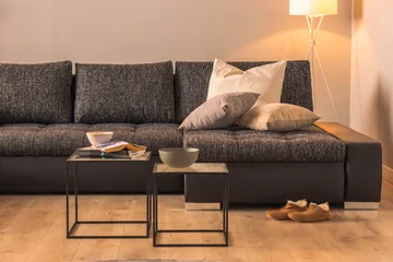 Cillo 2-sits Bäddsoffa - Svart/Grå - Möbler - Soffa - Skinnsoffa