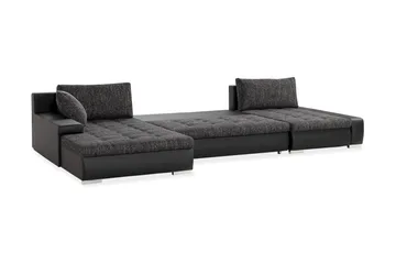 Cillo 2-sits Bäddsoffa - Svart/Grå - Möbler - Soffa - Skinnsoffa