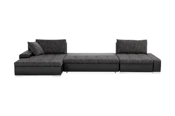 Cillo 2-sits Bäddsoffa - Svart/Grå - Möbler - Soffa - Skinnsoffa