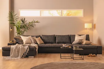 Cillo 2-sits Bäddsoffa - Svart/Grå - Möbler - Soffa - Skinnsoffa