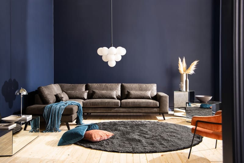 Copenhagen 2,5-sits Soffa Konstläder - Mörkgrå - Möbler - Soffa - Skinnsoffa
