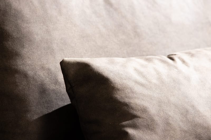 Copenhagen 4-sits Högervänd L-formad Divansoffa i Konstläder - Mörkgrå - Möbler - Soffa - Skinnsoffa