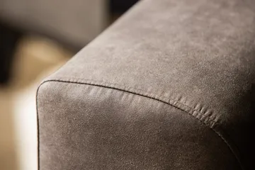 Copenhagen 4-sits Högervänd L-formad Schäslongsoffa i Konstläder - Mörkgrå - Möbler - Soffa - Skinnsoffa