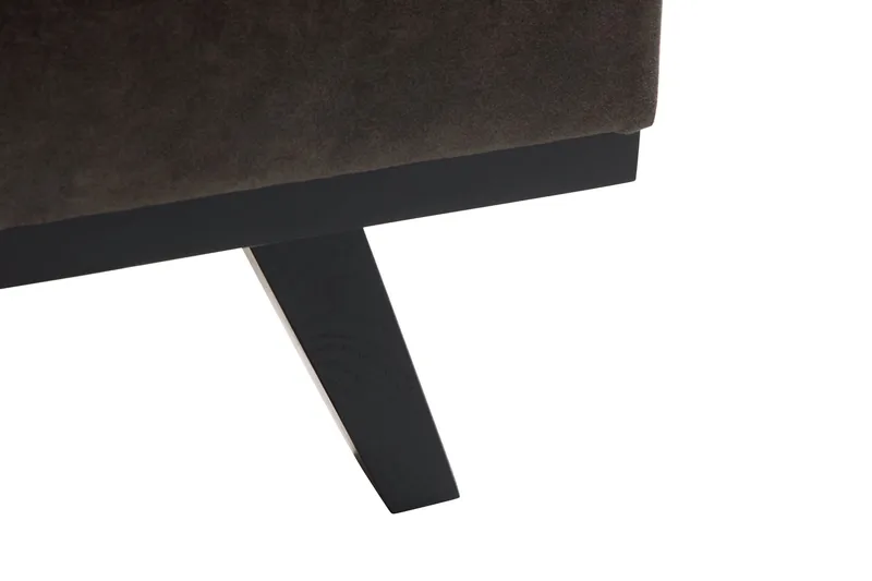 Copenhagen 4-sits Högervänd L-formad Schäslongsoffa i Konstläder - Mörkgrå - Möbler - Soffa - Skinnsoffa