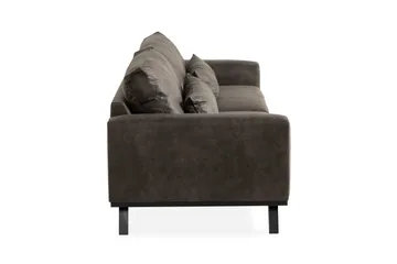 Copenhagen 4-sits Soffa i Konstläder - Mörkgrå - Möbler - Soffa - Skinnsoffa