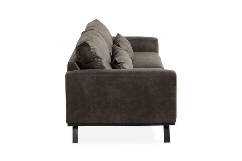 Copenhagen 4-sits Soffa i Konstläder - Mörkgrå - Möbler - Soffa - Skinnsoffa