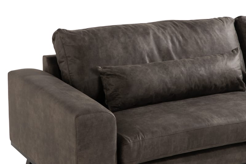 Copenhagen 4-sits Soffa i Konstläder - Mörkgrå - Möbler - Soffa - Skinnsoffa