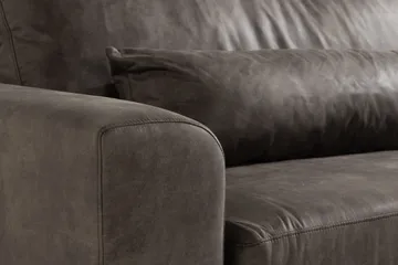 Copenhagen 4-sits Soffa i Konstläder - Mörkgrå - Möbler - Soffa - Skinnsoffa