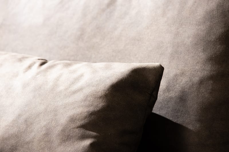 Copenhagen 4-sits Vänstervänd L-formad Divansoffa i Konstläder - Mörkgrå - Möbler - Soffa - Skinnsoffa
