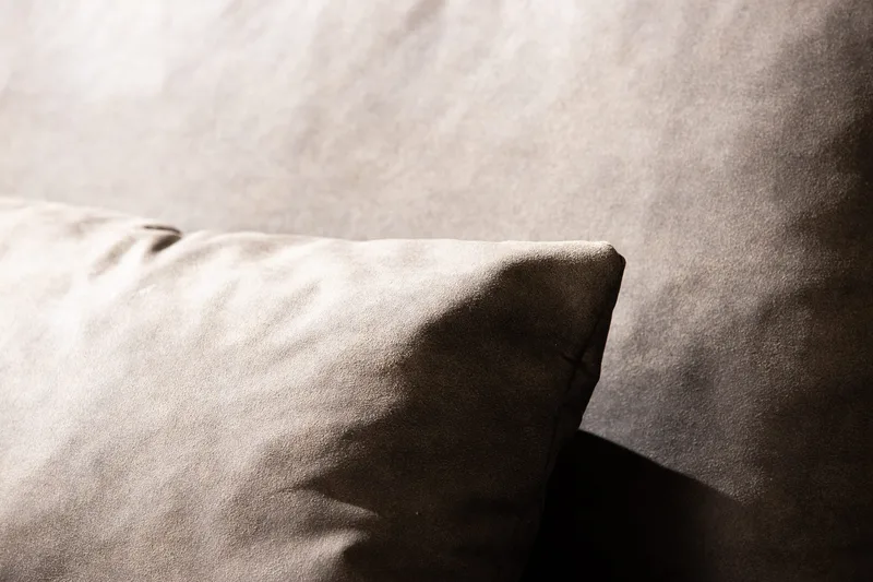 Copenhagen 4-sits Vänstervänd L-formad Divansoffa i Konstläder - Mörkgrå - Möbler - Soffa - Skinnsoffa