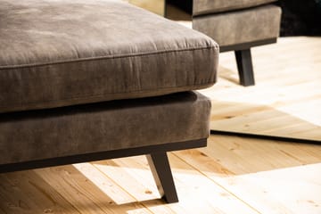 Copenhagen Divansoffa Konstläder - Mörkgrå - Möbler - Soffa - Skinnsoffa