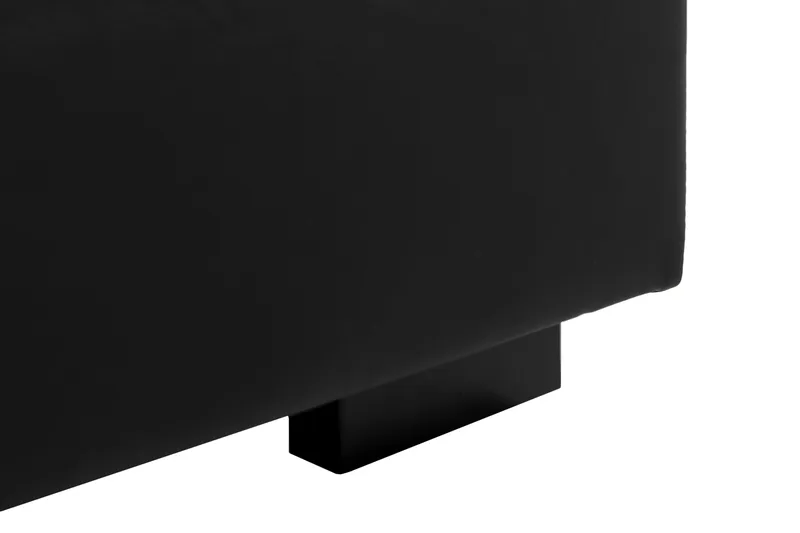 Crazy 7-sits Vändbar U-formad XX-Large Hörnsoffa med divan i Konstläder - Svart - Möbler - Soffa - Skinnsoffa