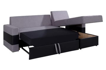 Divanbäddsoffa Gordia 234x82x156 cm - Grå - Möbler - Soffa - Skinnsoffa