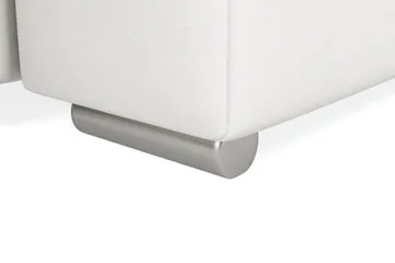 Dynir Hörnbäddsoffa Divan med Förvaring Höger - Vit/Ljusgrå - Möbler - Soffa - Skinnsoffa