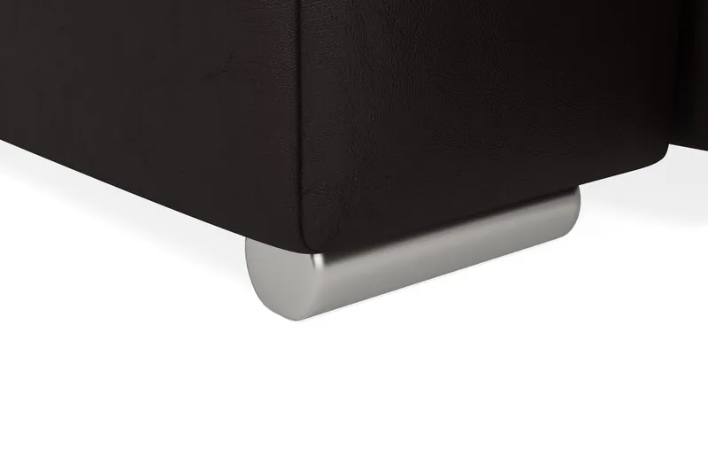 Dynir Stor Hörnbäddsoffa Divan med Förvaring Vänster 350 cm Bred - Beige / Brun - Möbler - Soffa - Skinnsoffa